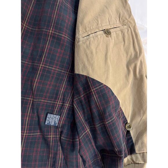 VTG NWT Polo Ralph Lauren Jacket Mens Brown Olive Pony Full Zip 90s Y2K XL - Picture 7 of 8